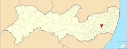 Kaart van São Joaquim do Monte