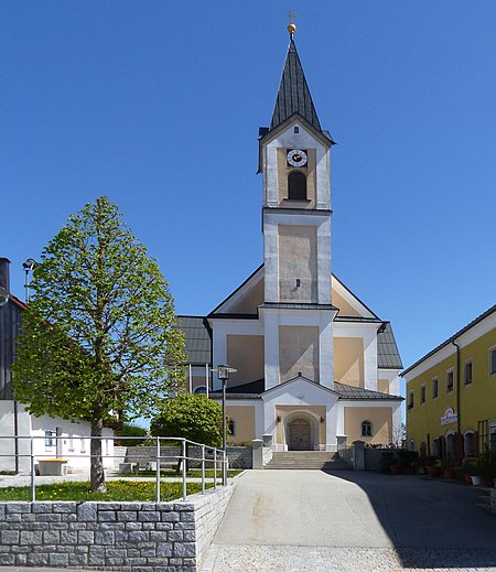 Breitenberg Pfarrkirche Fassade