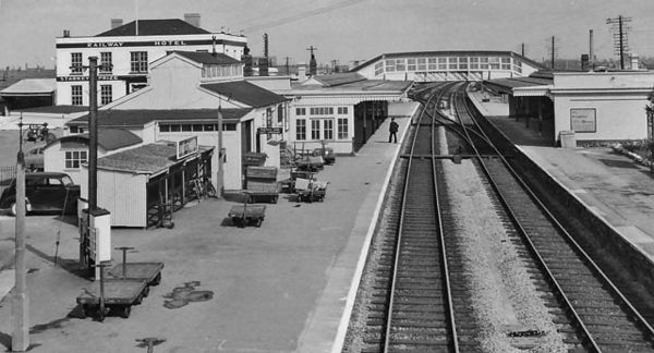 The station in 1963