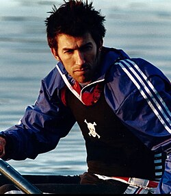 British International Rower Jim Walker, Hammersmith, London, 1996.jpg