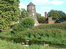 The Broad Eye Windmill in Stafford, home of Windmill Broadcasting