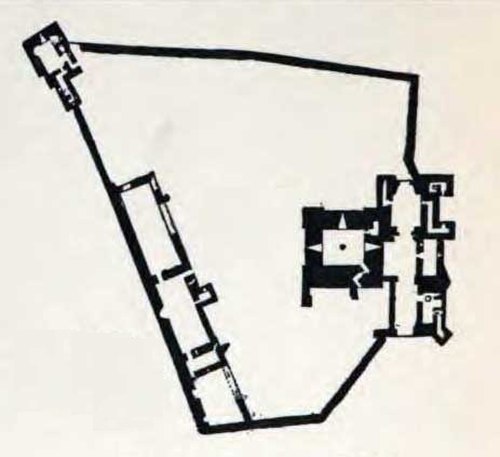 Plan of Brougham Castle