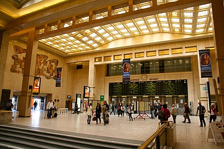 Sala principal de l'estació central de Brussel·les