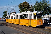 Ganz-MÁVAG CSMG tram for the Budapest tram (2007)