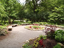 Garden along the Charles E. Burchfield Nature & Art Center