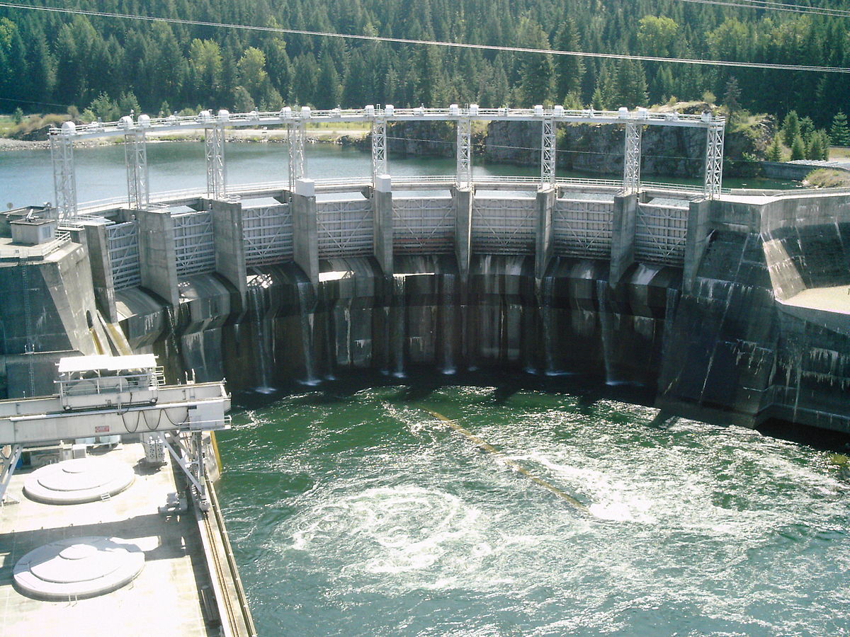 Плотина автор. Бассейн с дамбой. Гидроэлектроэнергия. Dam ortuyu.