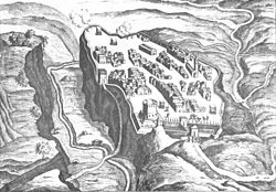 View of Castro (1663). Castro blaeu.jpg