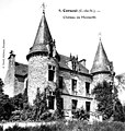 Le château de Monterfil au début du XXe siècle.