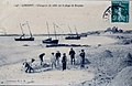 Chargeurs de sable sur la plage de Kerpape vers 1920.