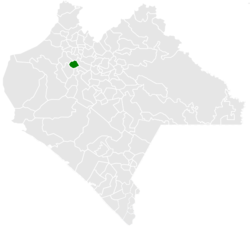 Municipality o Chicoasén in Chiapas