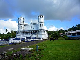 Church in Salelologa - Savai'i - Samoa 2009.jpg