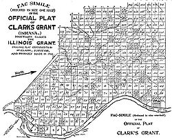Original plat of Clark's Grant Clark's grant.jpg