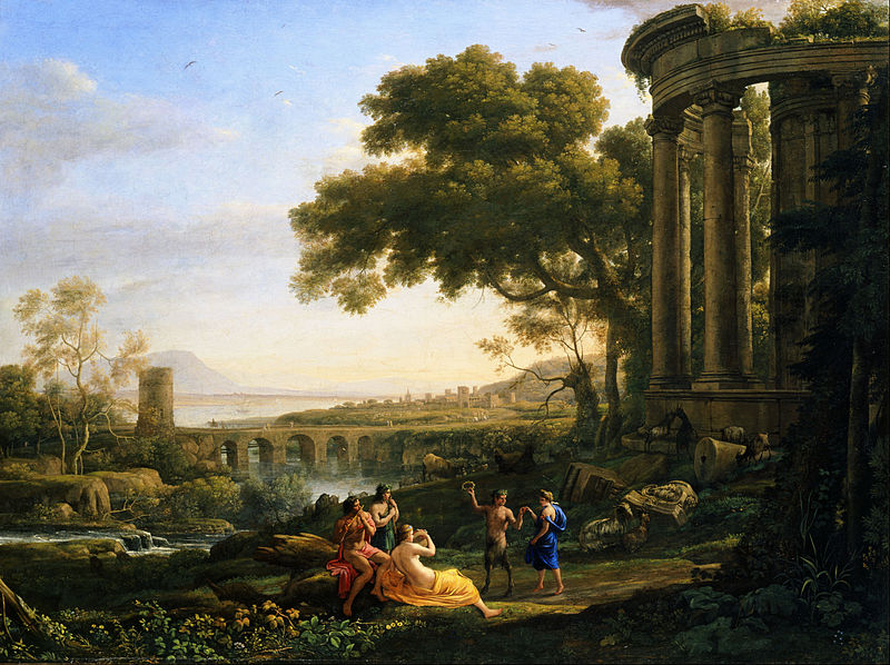 File:Claude Lorrain - Landscape with Nymph and Satyr Dancing - Google Art Project.jpg