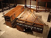 Two broken harpsichords by Jean Marius (Paris, 1700)