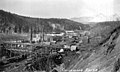 Coal mines showing Alaskan Engineering Commission Railway tracks, Chickaloon, Alaska, between 1915 and 1925 (AL+CA 970).jpg