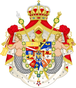 Coat of Arms of the Kingdom of Naples (1808).svg
