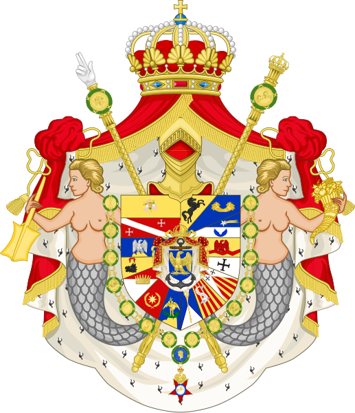File:Coat of Arms of the Kingdom of Naples (1808).svg