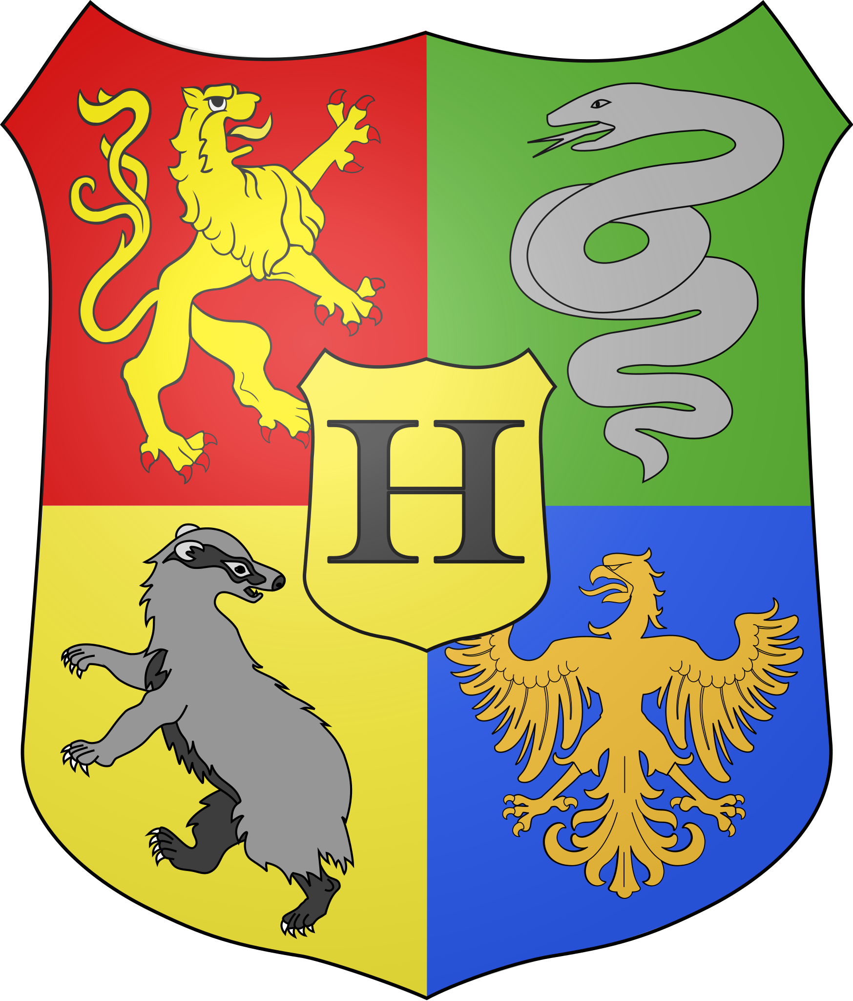 File Coat Of Arms Hogwarts Svg Wikimedia Commons