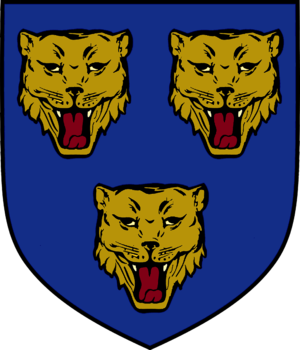 Shrewsbury is first mentioned as a city. Coat of arms of Shrewsbury.png