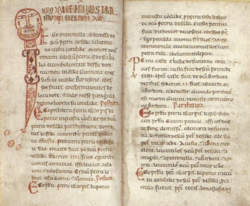 Die condaghe vom Heiligen Petrus von Silki (1065–1180), geschrieben in sardischer Sprache.