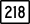 Connecticut Highway 218 wide.svg