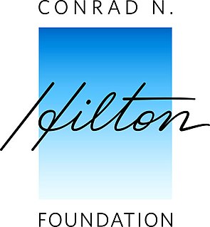 Conrad N. Hilton Foundation foundation and prize awarded by it