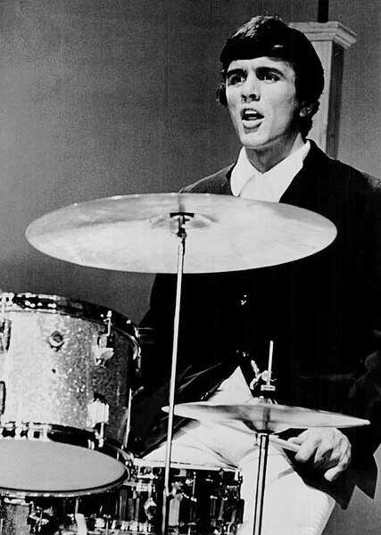 Clark in a 1965 US television appearance with the Dave Clark Five