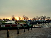 Dawn by the river Great Ouse, Ely