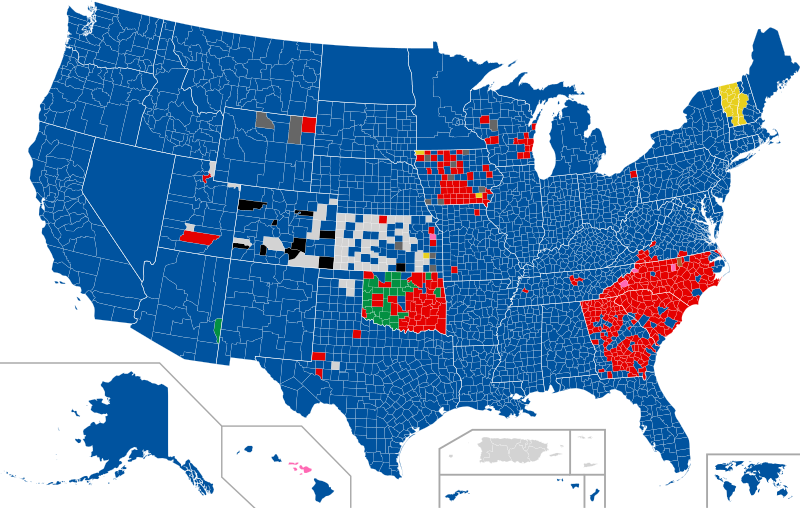 File:Democratic presidential primaries results by county, 2004.svg