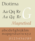 Thumbnail for Diotima (typeface)