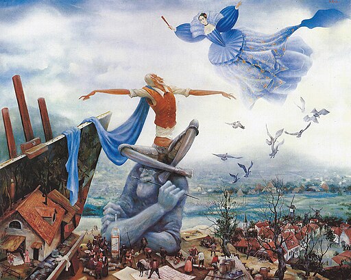 Don-Quixote's Dreams 48"Х60", 1998, oil on canvas