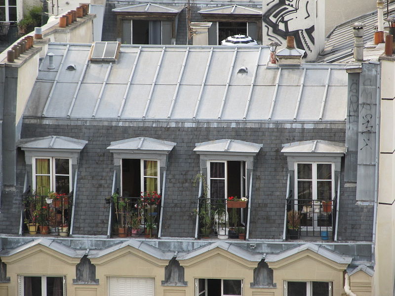 File:Dormer windows in Paris, September 26, 2011.jpg