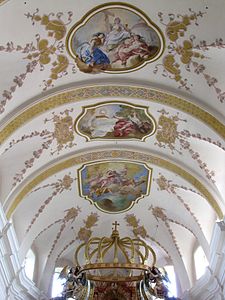 Peintures monumentales du transept et du chœur