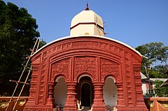 Ek-ratna temple at Radhakantapur, Paschim Medinipur district