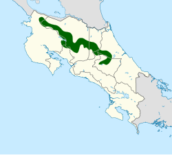 Distribución de E. cupreiceps