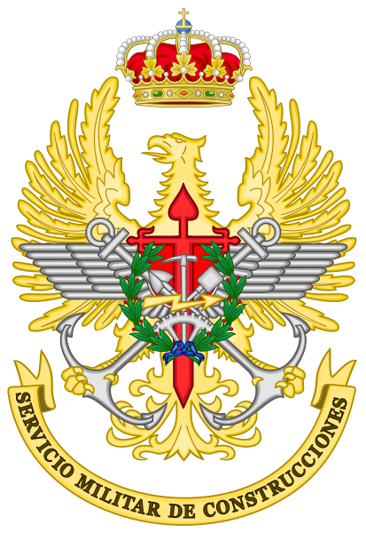 File:Emblem of the Spanish Armed Forces Military Construction Service.svg