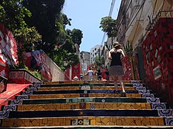 Escadaria Selarón im Jahr 2008