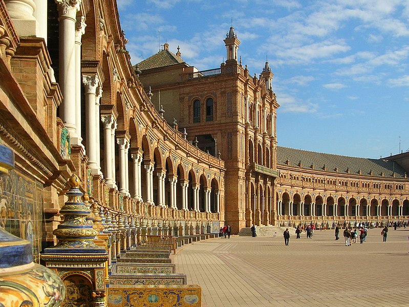 Archivo:Espagne Séville Place d'Espagne.JPG