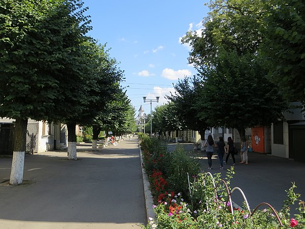 Republicii pedestrian street
