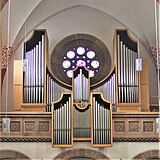 Fischbach St. Josef iç organ loft.JPG