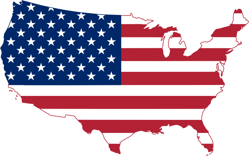 파일:Flag-map of the United States.svg