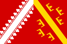 Description de l'image Flag of Alsace (old).svg.