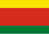Bandera de Bolivia de 1826 a 1851.