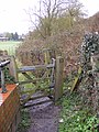 Footpath gate on the footpath to Clay Hills - geograph.org.uk - 2295018.jpg