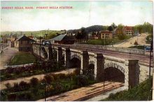Forest Hills train bridge