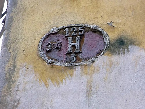 Imege on the wall in the house (Lviv. Ukraine)