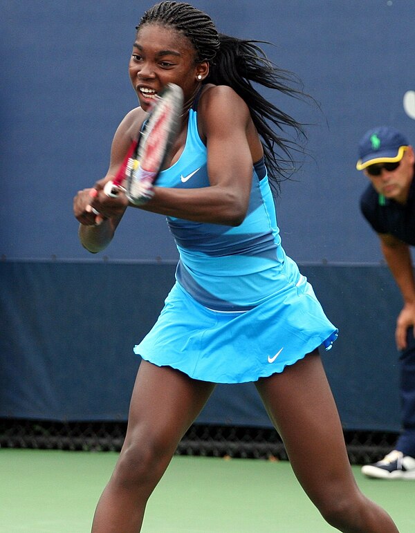 Abanda at the junior 2012 US Open