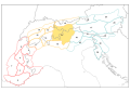 Alpi Retiche (11) na mapie Alp z podziałem Partizione delle Alpi