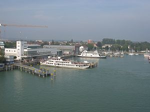 Haven van Friedrichshafen - Uitkijk vanaf haventoren