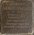 Stolperstein in Gelsenkirchen-Horst, Essener Str. 71, Andreas Schillack